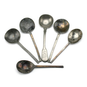 pewter spoons