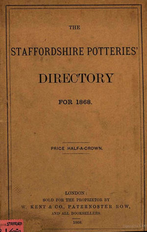 The Staffordshire Potteries’ Directory for 1868