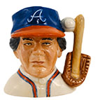 Atlanta Braves Baseball Player Mini Prototype Modeled by Stan Taylor Height: 2 ¾ inches 1996
