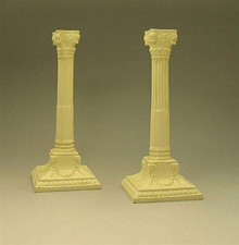 John-Howard-Leeds-creamware-candlesticks-in-silver-shape-c-1770
