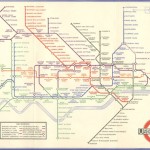 Map: Beck's circuit diagram of London Underground