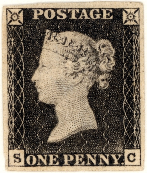 The Penny Black – The forefather of all postage stamps