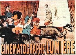 The world's first film poster, for 1895's L'Arroseur Arrosé