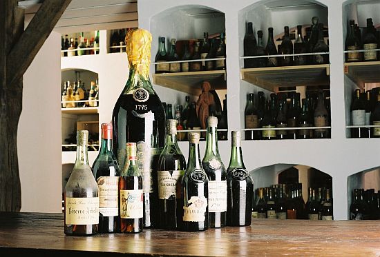 The cellar of bottles for world's largest collection of liquor