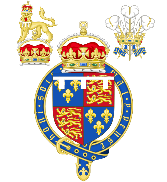 Henry's armorial as Prince of Wales
