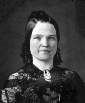 Mary Todd Lincoln, wife of Abraham Lincoln, age 28