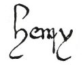 King Henry VI's Signature