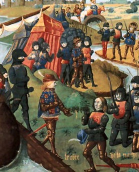 Henry lands at Aquitaine