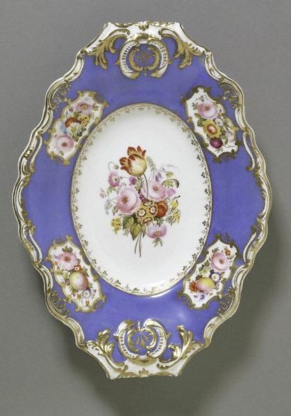 Dish, 1831, manufactured by Spode Ceramic Works V&A Museum no. 566A-1902