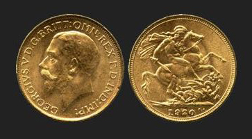 Extremely rare 1920 Sydney Sovereign fetched £780 000 at Baldwins auction in London